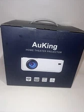 AuKing Portable Home Theater Projector,  1080p 100” Screen. Model# M03H