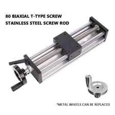 Dual-Optical Axis T-Shaped Screw Precision Linear Cnc Motion Slide Cross Module