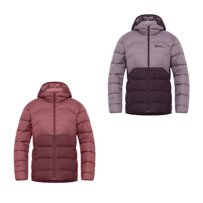 Jack Wolfskin Damen Ather Hooded Packable Warm Winter Padded Jacket Coat