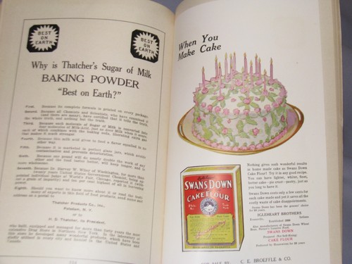 THE STAR COOK BOOK Empire Chapter No. 68 Order Eastern Star Canton NY 1924 - Picture 7 of 7