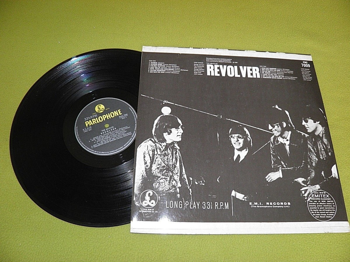The Beatles Revolver 1966 Israel 1st Press YEX 605-1/606-1 Y/B LP