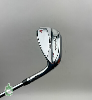 Used RH TaylorMade Milled Grind 3 SB 58*-11 Wedge 850GH Wedge Flex Steel Golf
