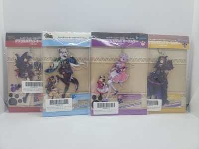 Monster Hunter Hololive Gamers Acrylic Stand Key Ring 4 Types Set Japan