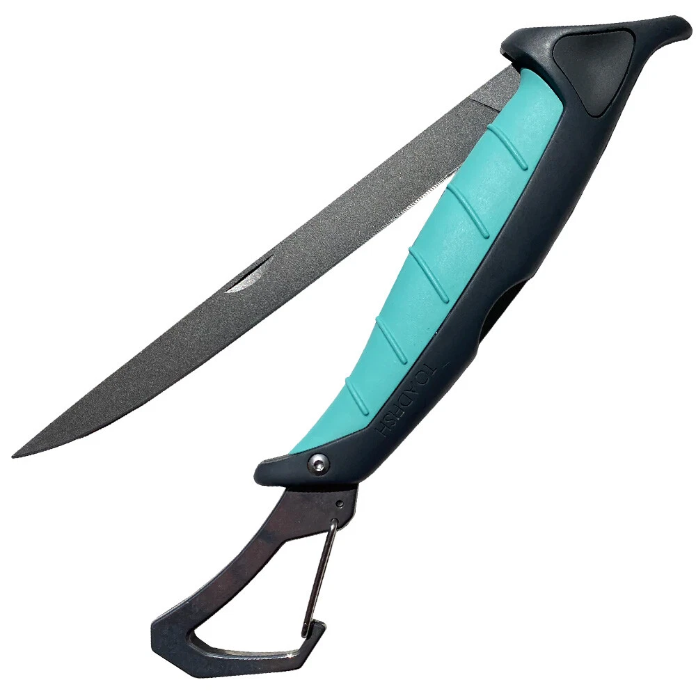 TOADFISH STOWAWAY FOLDING FILET KNIFE W/ BUILT IN