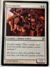 Fencing Ace - Duel Decks: Heroes vs. Monsters - Magic the Gathering MTG Nice!