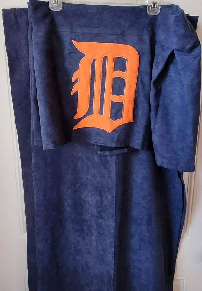 Cobertura deportiva DETROIT TIGERS CENEFA Y PANELES CORTINA azul con naranja D béisbol Foto 4 de 4