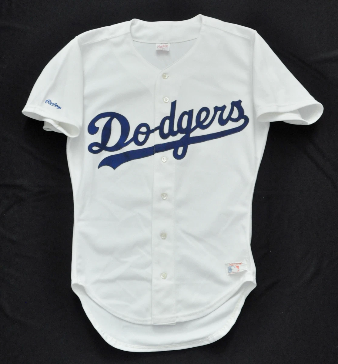 Vintage LA Los Angeles Dodgers Rawlings Button Down Stitched