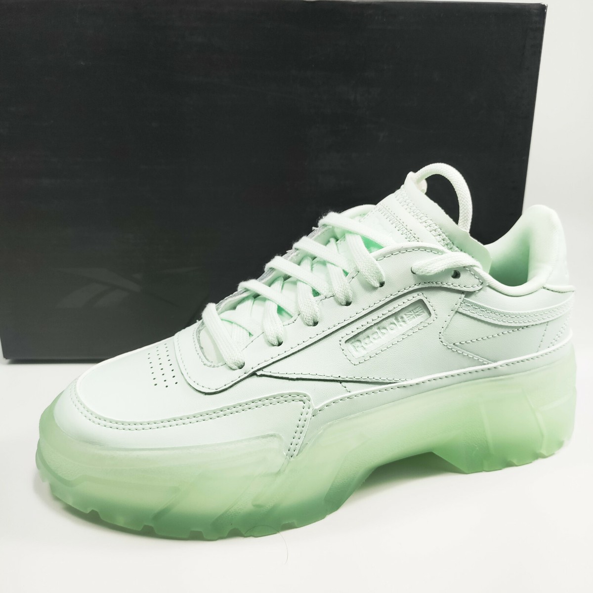 Reebok Cardi B x Wmns Club C 'Aqua Dust' Shoes Women's Green