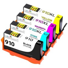 910XL Fits HP 910XL Black Cyan Magenta Yellow Ink Cartridge for HP Printers Lot