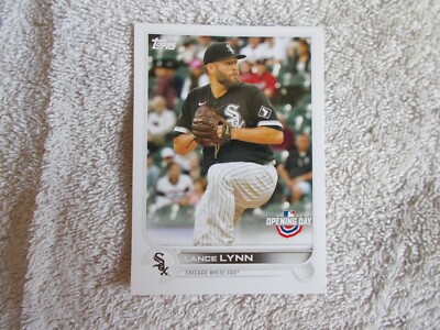 Topps: MLB Opening Day 2022 ''LANCE LYNN'' #192 Chicago White Sox Trading Card
