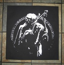 Skeleton Canvas Print / BACK Patch - Occult Witch Pentagram Baphomet death skull