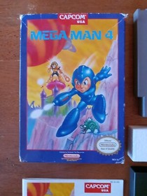Nintendo NES Mega Man 4 (NES 1992) CIB Complete w/ Manual, Styro, Sleeve - NICE!