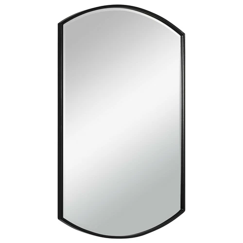 SHIELD MODERN 38" IRON WALL VANITY MIRROR UTTERMOST 09705 - Picture 3 of 5