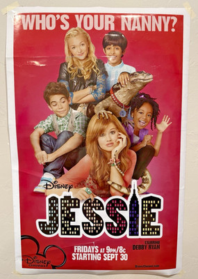 RETIRED DISNEY CHANNEL JESSIE PROMOTIONAL 23'' X 36'' GLOSSY POSTER DEBBY RYAN