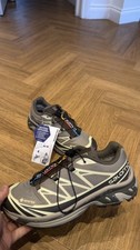 Men’s Salomon Xt6 Trainers vintage khaki Goretex Size 8 Hiking Boots GTX