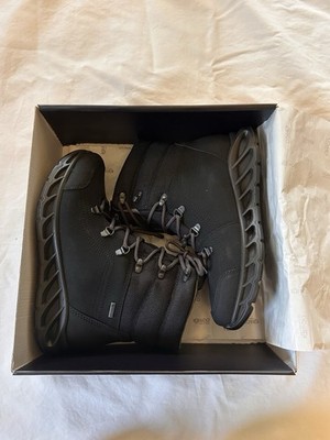 IGI&CO Black High Top GORE-TEX Durable Lace Up Nubuck Textile Ankle Boots