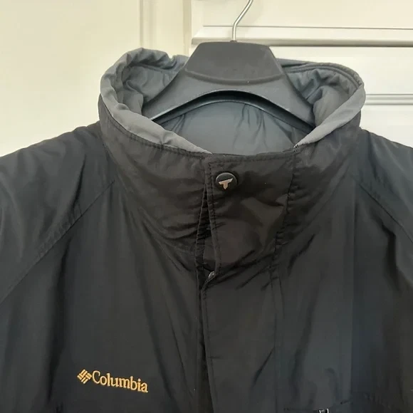 Columbia Titanium Ski Jacket Mens XXLT 2X TALL Black EX COND! - product detail image 5