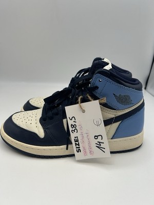 EU Größe 38.5 - Jordan 1 Retro OG High Obsidian UNC 2019