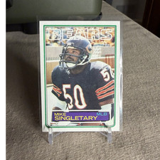 Topps 1983 Mike Singletary Rookie Base #38 Chicago Bears NFL Football Card