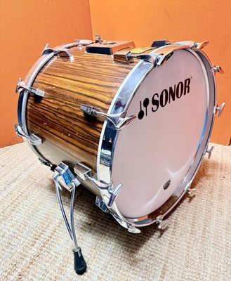Sonor Signature Ebony Makassar Kick Bassdrum 22x18 von 1982