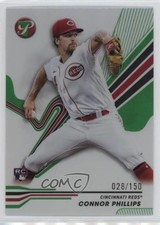 2024 Topps Pristine Green Refractor 28/150 Connor Phillips #61 1d0h