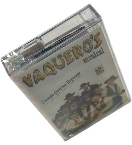 VAQUEROS MUSICAL Cuando Quieras Regresar Cassette Music Tape, 1997 Mexico Import - Picture 4 of 4