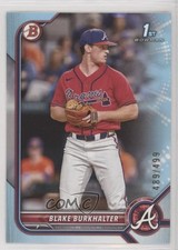 2022 Bowman Draft Sky Blue /499 Blake Burkhalter #BD-10 pe8