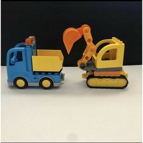 Lego Duplo Town Construction 10812 Dump Truck & Tracked Excavator Complete Set