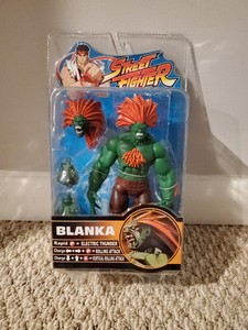 Street Fighter 2 Series 2 Blanka Action Figure NEW 2005 Green/Orange Sota Toys