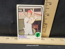 1973 Topps Bernie Carbo #171 St. Louis Cardinals High Grade Set Break 