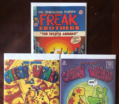 Vintage 1986-87 FABULOUS FURRY FREAK BROTHERS #10 & COMPLETE CHEECH THE WIZARD 1