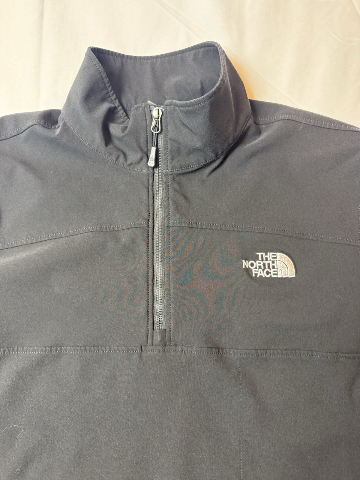 The North Face Stretch Softshell Zip Pullover Jac… - image 3