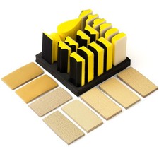 56 PCS Hand Sanding Block Set Include 16 PCS Contoured Profile Sander Block a...