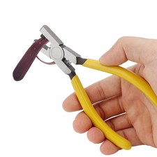 Watch Belt Leather Hole Puncher Plier Round Punch Pliers Yellow