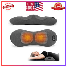 3 In 1 Electric Lumbar Support Pillow Smooth Spine Triple Fusion Back Massager