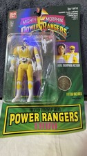 Vintage 1993 Bandai MMPR Auto Morphin Trini Yellow Ranger MIP