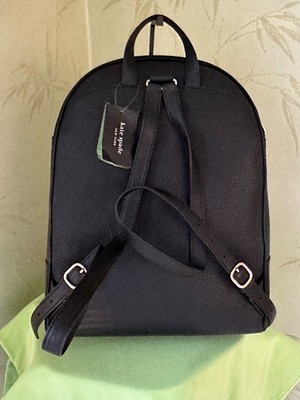 KATE SPADE HUDSON LARGE BACKPACK:NWT BLACK LEATHER | eBay display picture 1