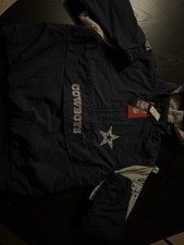 Dallas Cowboys Men's Blue Windbreaker Jacket Size M 90s Vintage