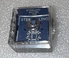 925 Silver Tiny Small 15mm Round Thin Lightweight Unisex Hoop Earrings Round Vtg