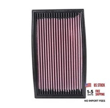 Engine Air Filter: Increase Power Acceleration, Washable, Premium,