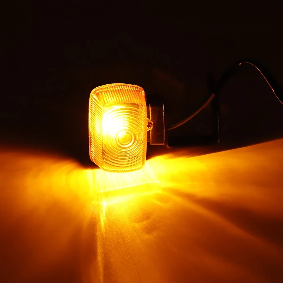 Front Turn Signals Light Indicator Lamp For HONDA XR250R XR400R 1996-2004 Amber - Image 3 of 4