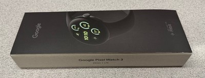 GOOGLE Pixel Watch 3 (LTE) 41 mm Matte Black Case Obsidian Active Armband
