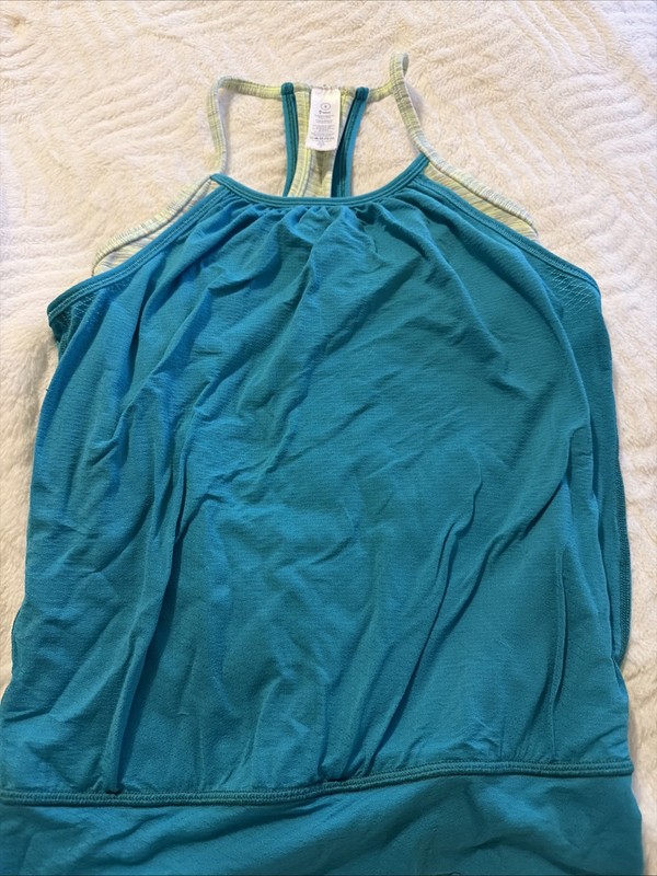 Ivivva By Lululemon Tank Teal Size 8