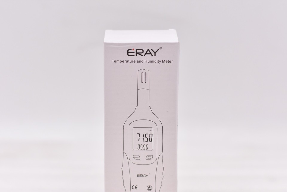 ERAY Temperature & Humidity Gauge Meter w/ Backlight Digital ...