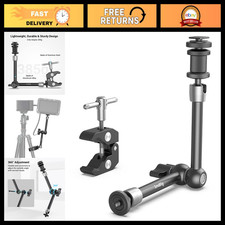 11'' Articulating Magic Arm Clamp for DSLR, Camera, Light, 1/4 3/8 Thread