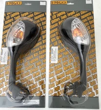 Suzuki GSXR 600-750-1000 Carbon Fiber EMGO 20-69793-94 Signal Mirrors, '05-'25