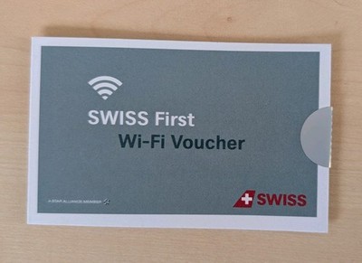 Swiss Airlines Internet Voucher Langstrecke
