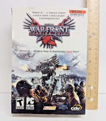 War Front: Turning Point WWII World War 2 PC Game NTSC NEW Sealed Box Vintage
