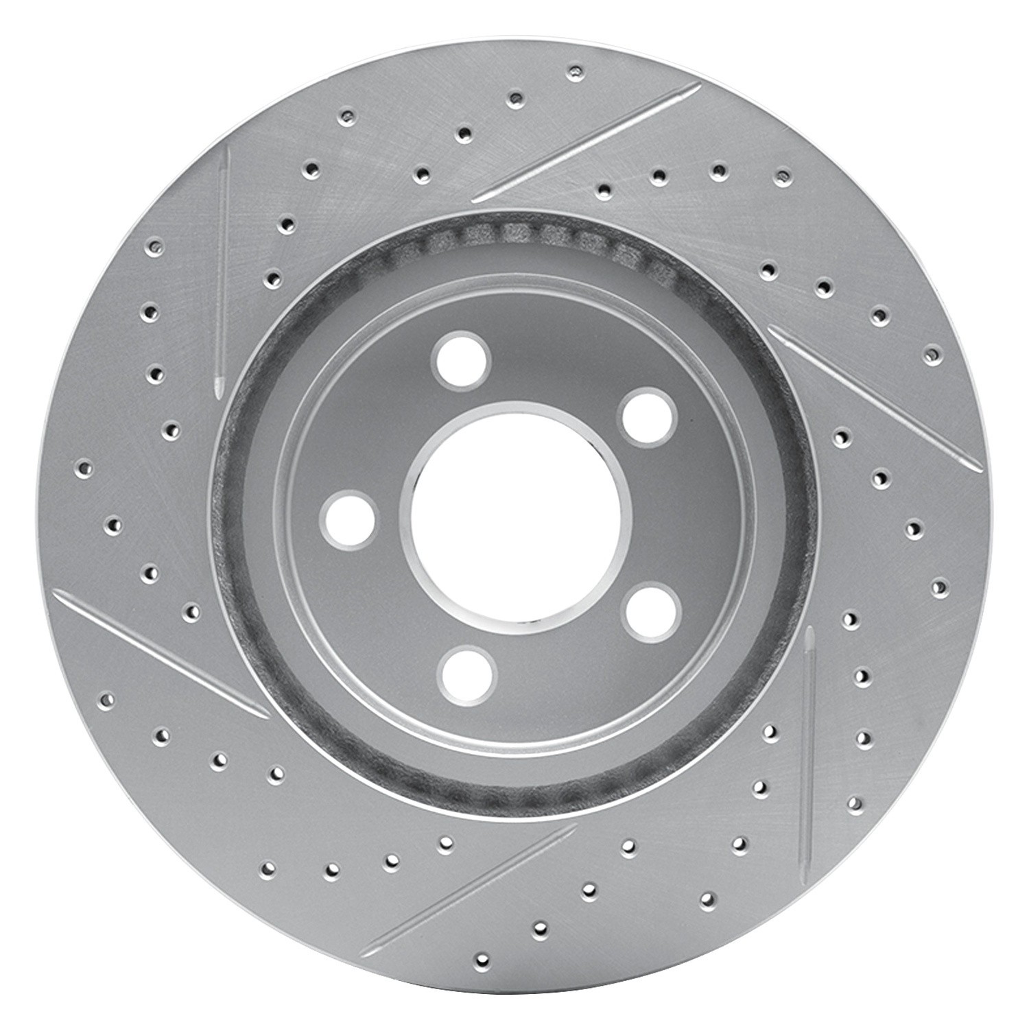 For Bentley Continental 04-18 Brake Rotor DFC Drilled & Slotted Rear Passenger