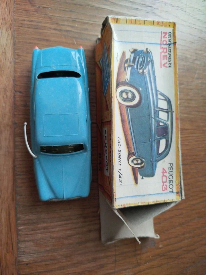 Norev Peugeot 403 Châssis Métal Boite origine Français Modèle Réduit  - Photo 3/4